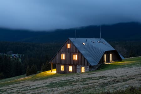 A House in a Mountain Meadow